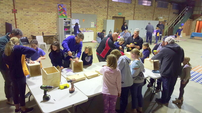 Daddy-Daughter event at Katanning Carbany's Girl Guides