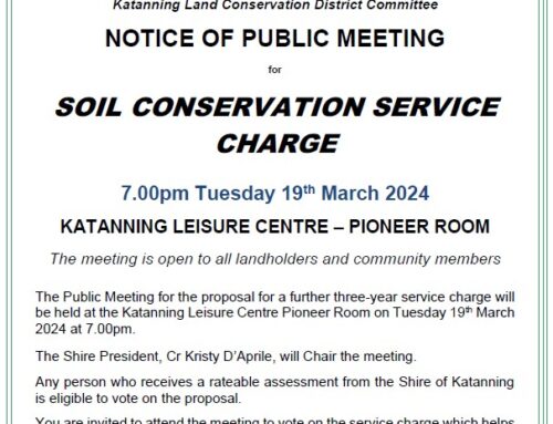 Public Meeting – Soil Conservation Service Charge